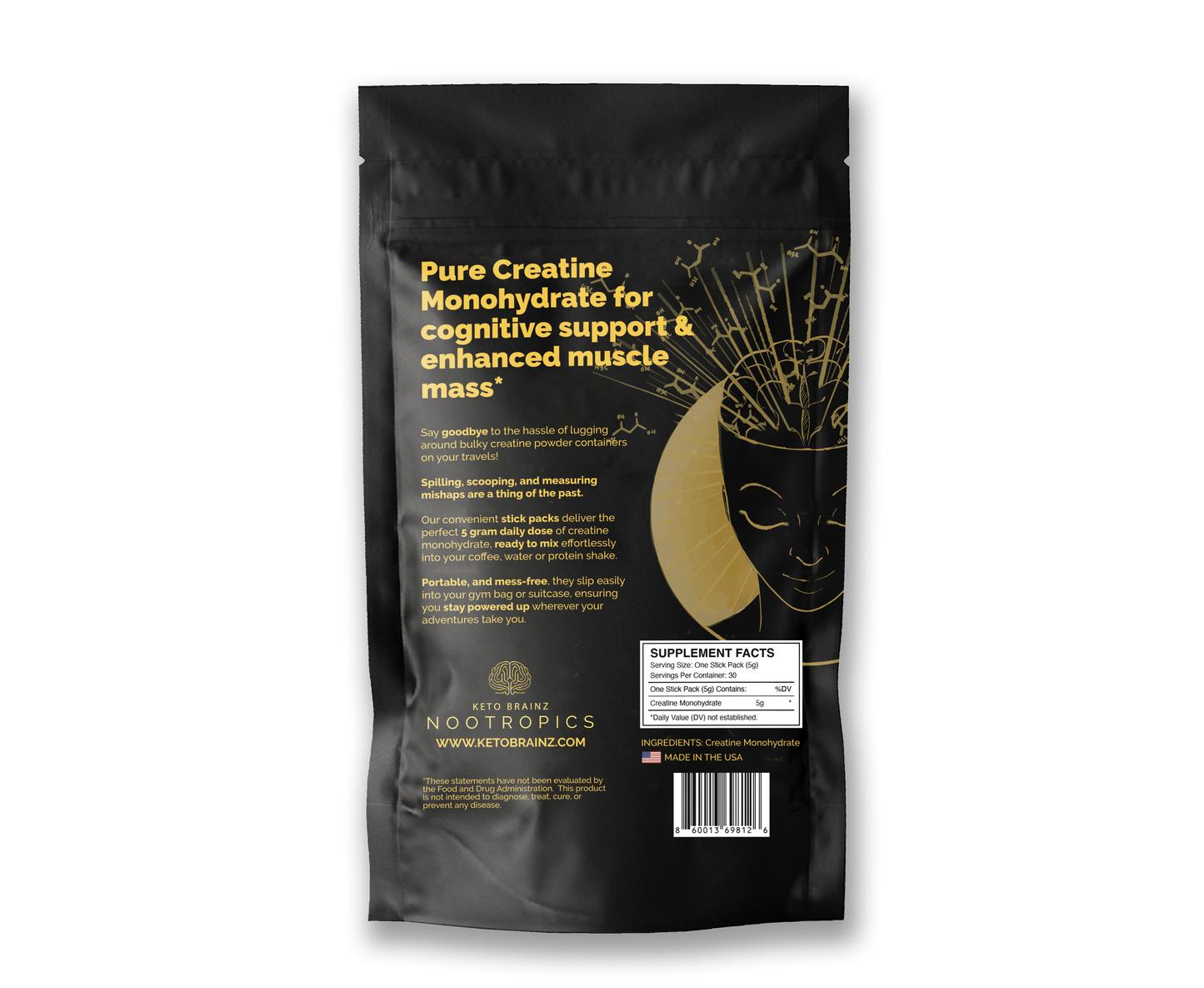 5g Creatine Travel Packs