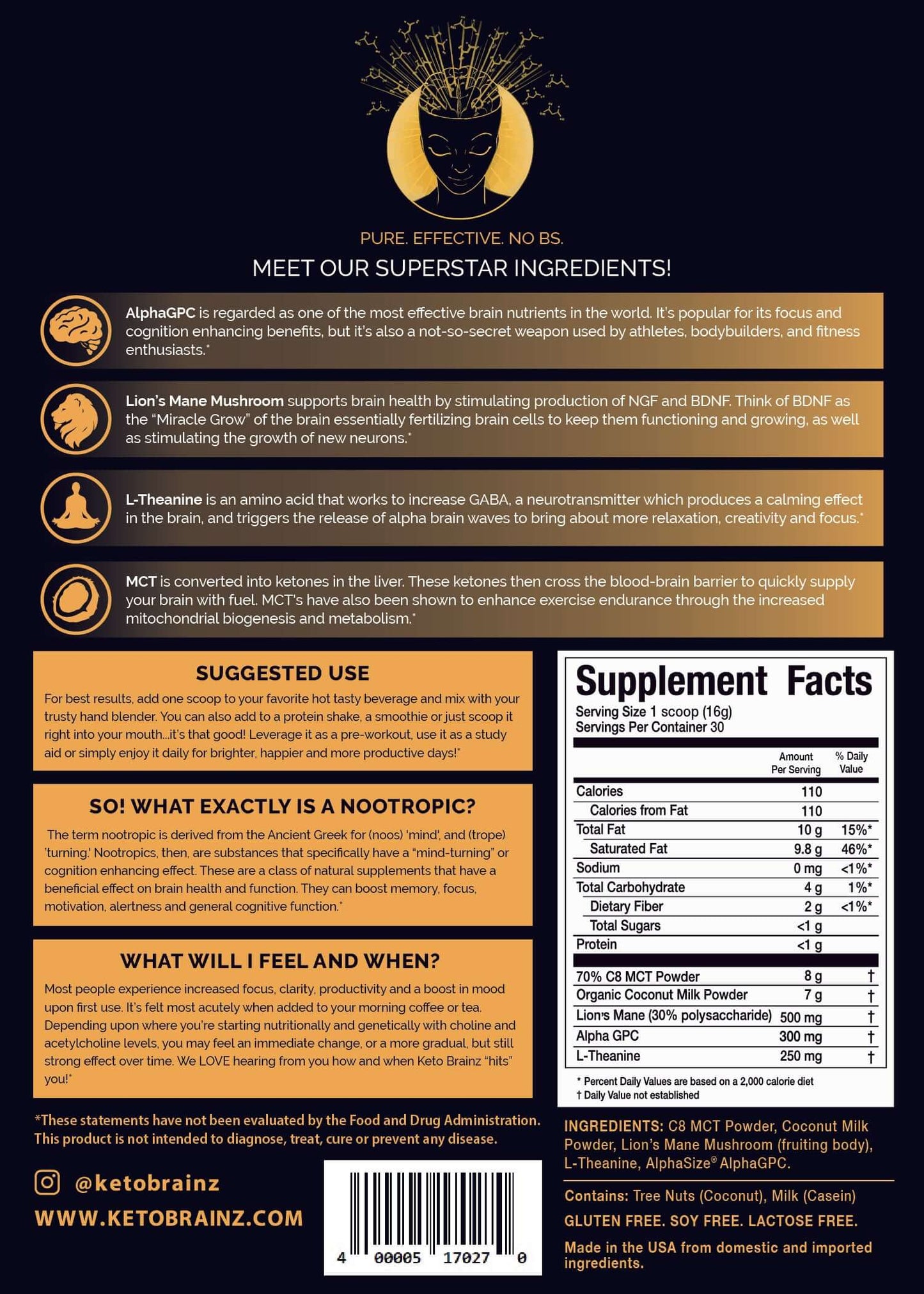 VERSO Clean Being + Keto Brainz Nootropic Creamer
