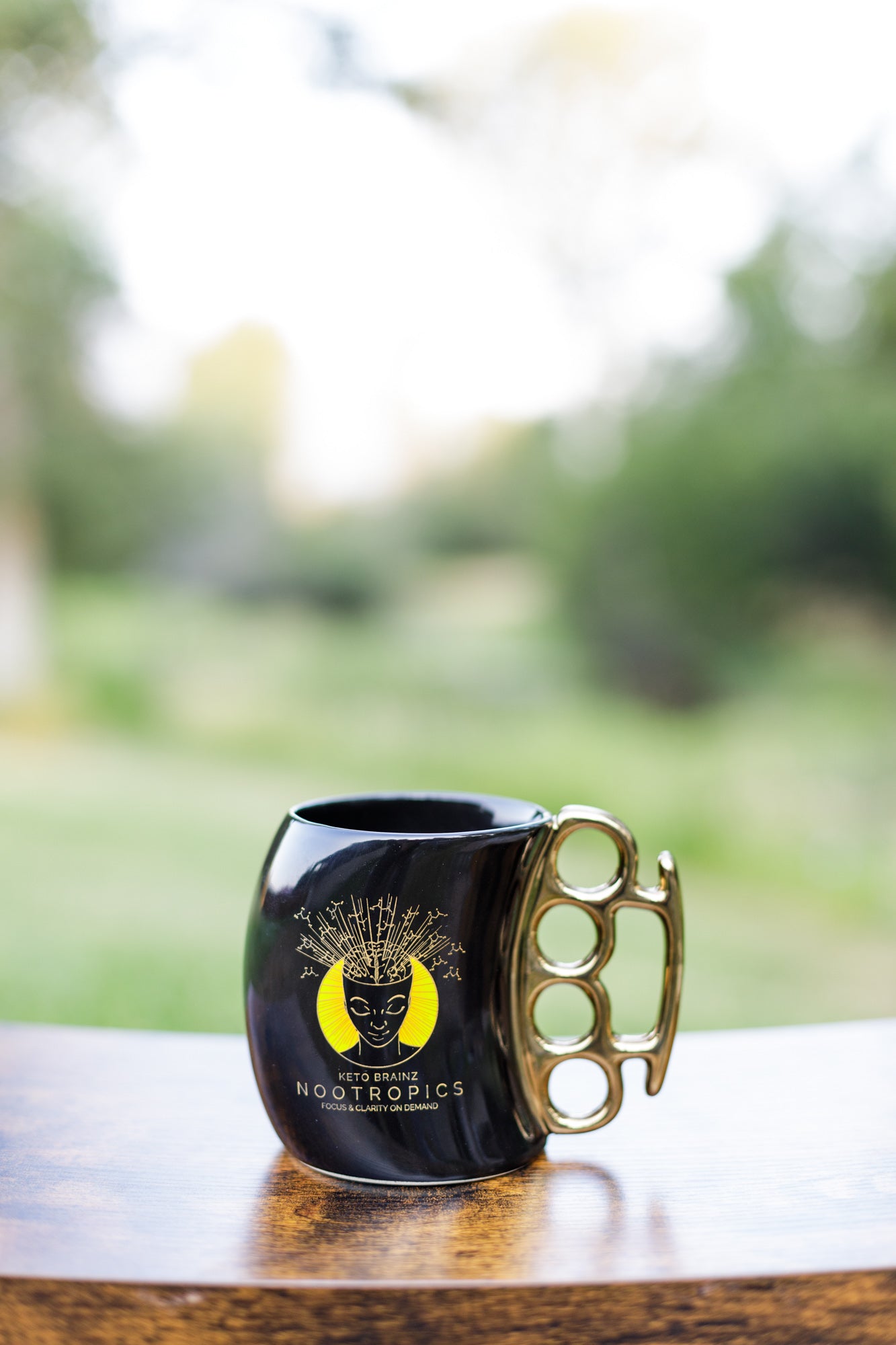 Keto Brainz Brass Knuckle Mug