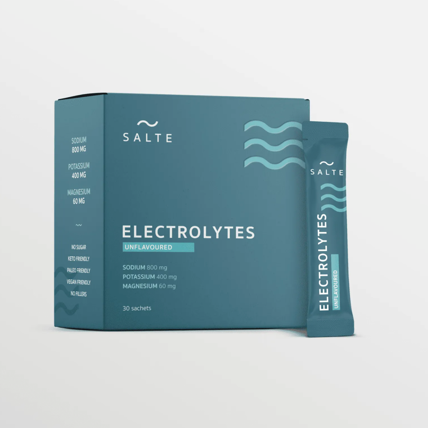 SALTE Norwegian Electrolyte - Unflavored Electrolyte 30 pack