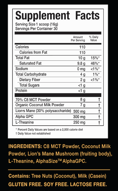 Keto Brainz Nootropic Creamer **PRE-ORDER**