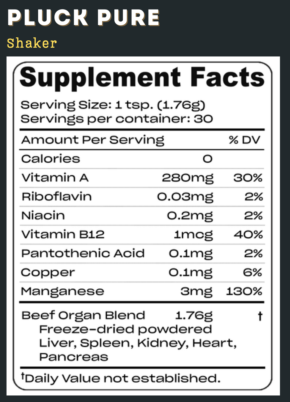Keto Brainz Nootropic + PLUCK Pure Organ Meat Blend!