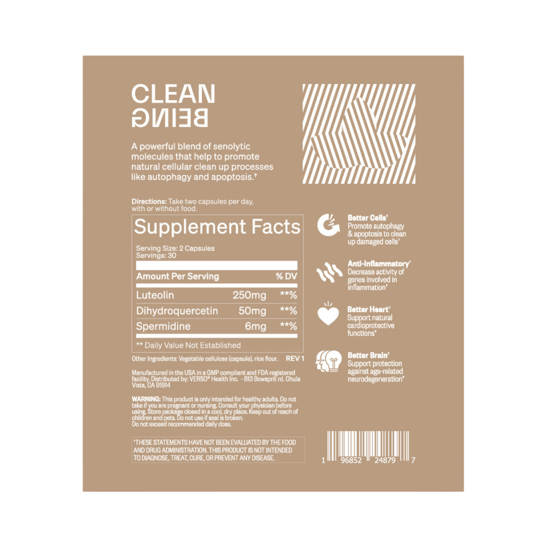 VERSO Clean Being + Keto Brainz Nootropic Creamer