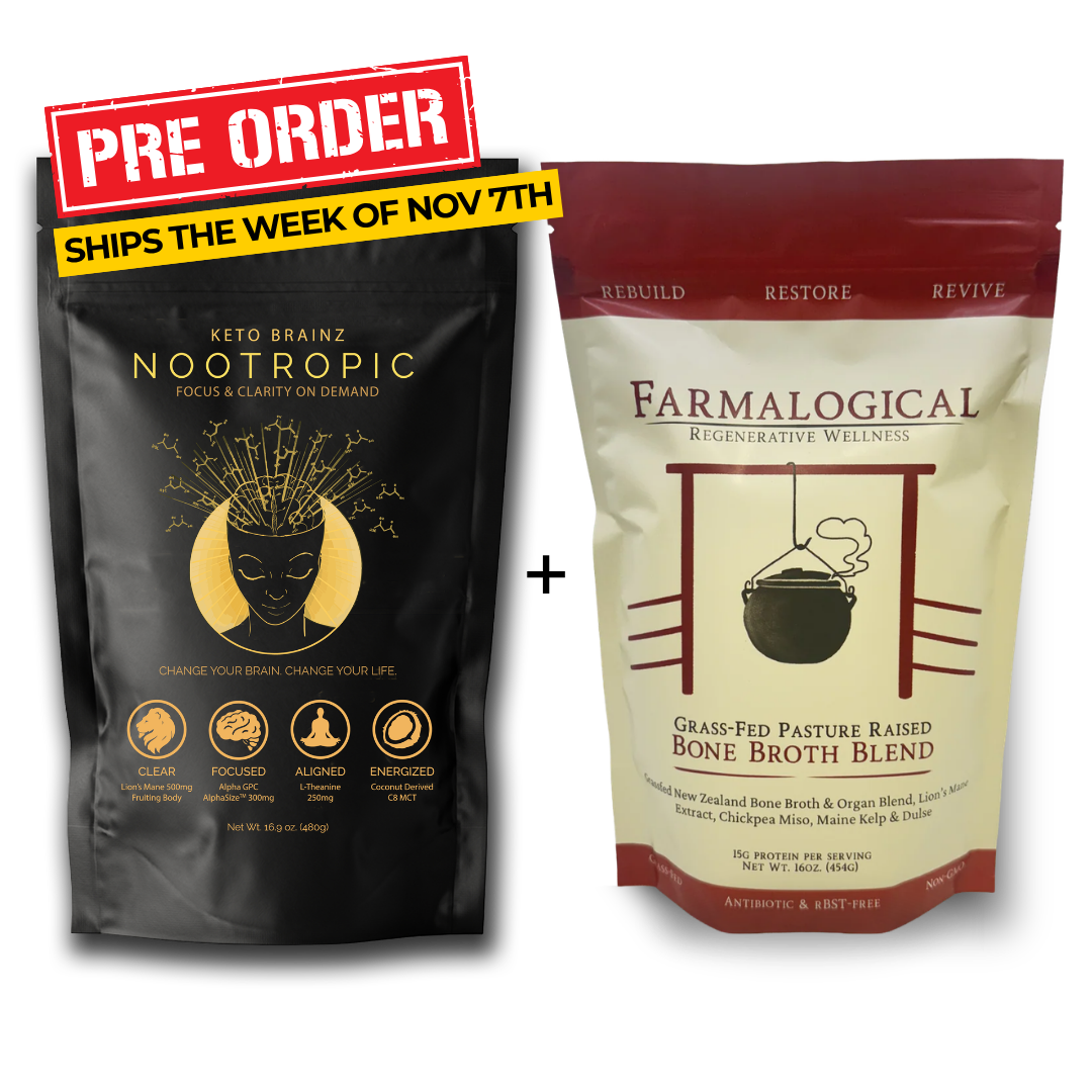 Farmalogical® Bone Broth + Keto Brainz Nootropic Creamer
