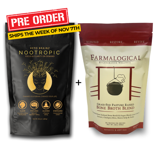 Farmalogical® Bone Broth + Keto Brainz Nootropic Creamer