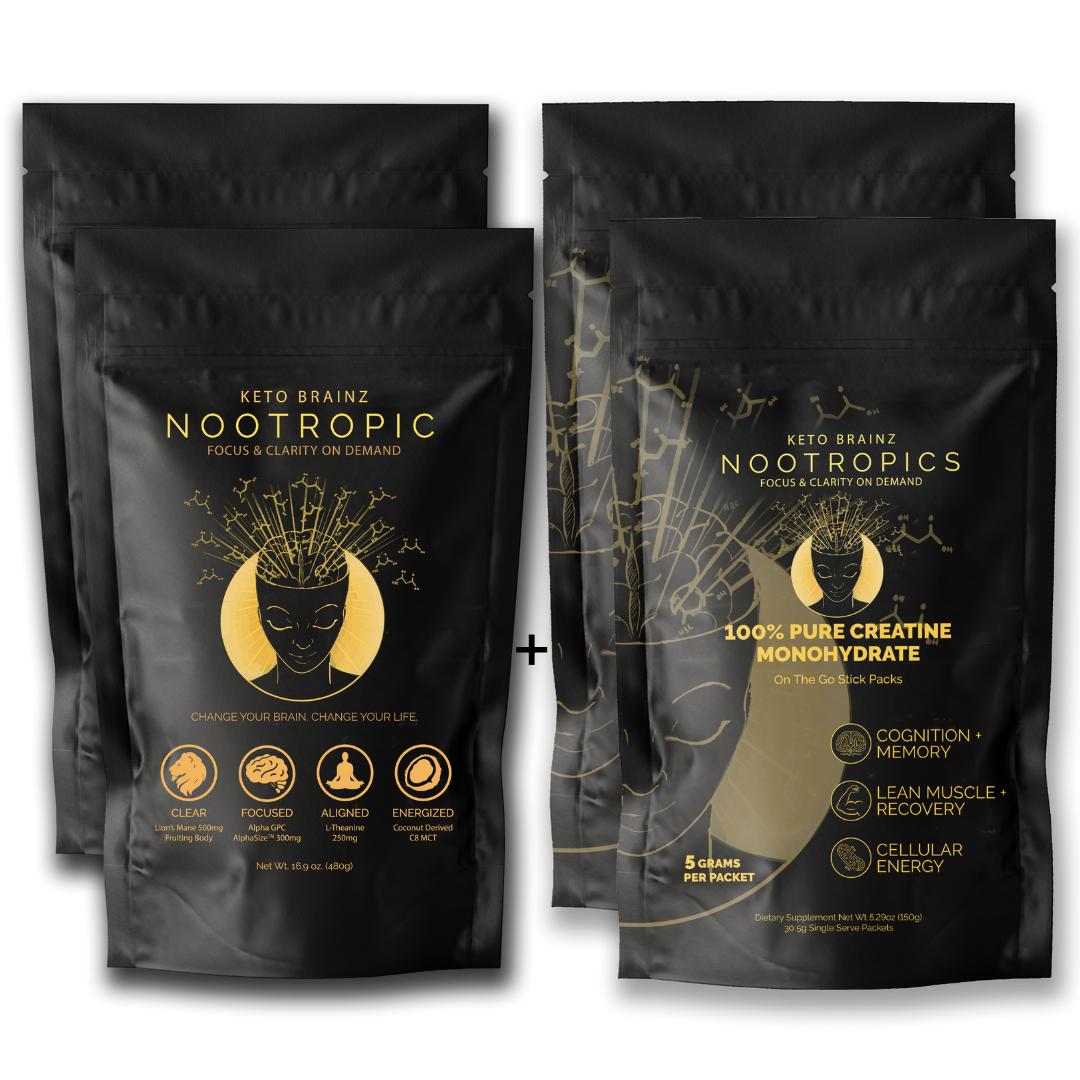 2 Pack Keto Brainz + 2 Pack Creatine **PRE-ORDER**