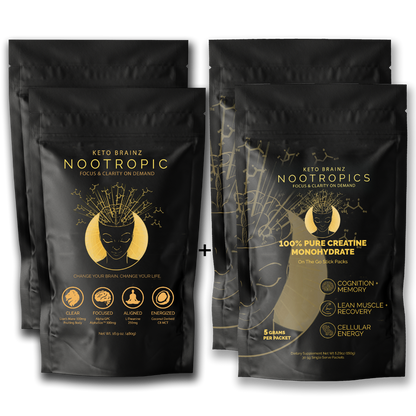 2 Pack Keto Brainz + 2 Pack Creatine **PRE-ORDER**