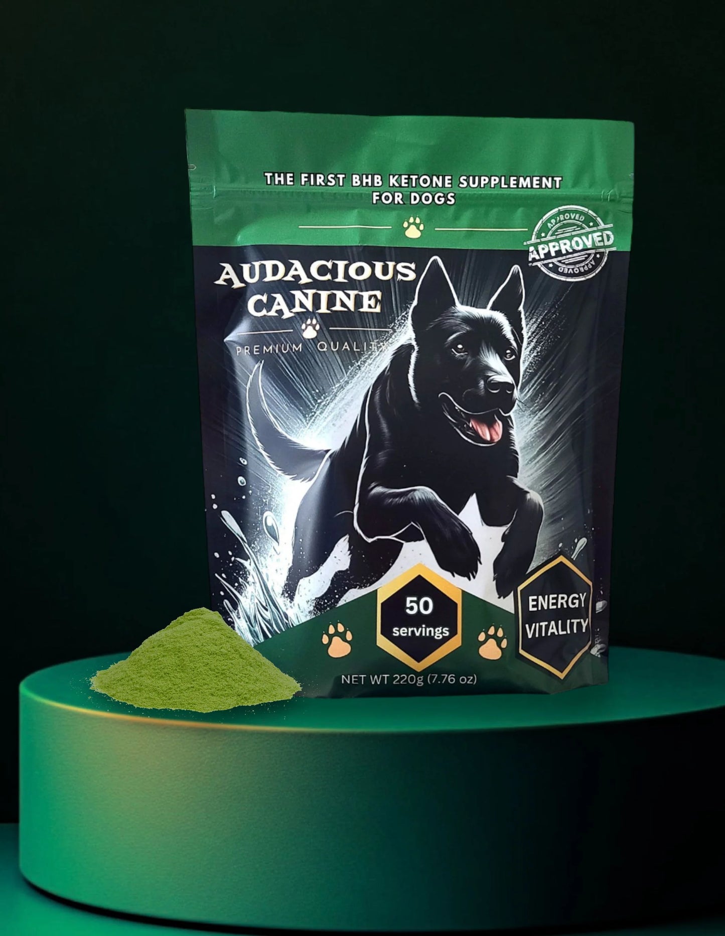 Audacious Canine - BHB Supplement For Dogs