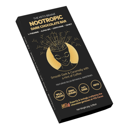Keto Brainz Nootropic Dark Chocolate Bar - PRE-ORDER TODAY!!