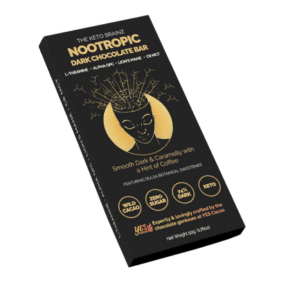 Keto Brainz Nootropic Dark Chocolate Bar - COMING SOON!