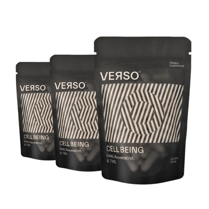 product image of 3 pack of verso cell being nmn supplement