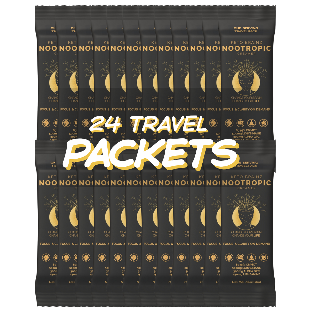 Travel Packet Refill - 24 Single Serve Packets