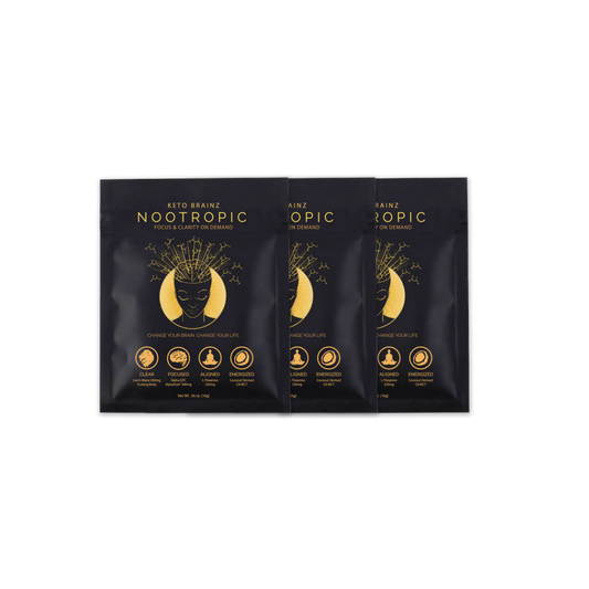 3 Keto Brainz Nootropic Creamer - Travel Packets **PRE-ORDER**