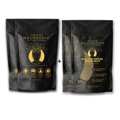 2 Pack Keto Brainz + 2 Pack Creatine
