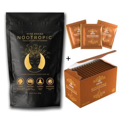 Keto Brainz + KETOSPIKE Cocoa with BHB ketones