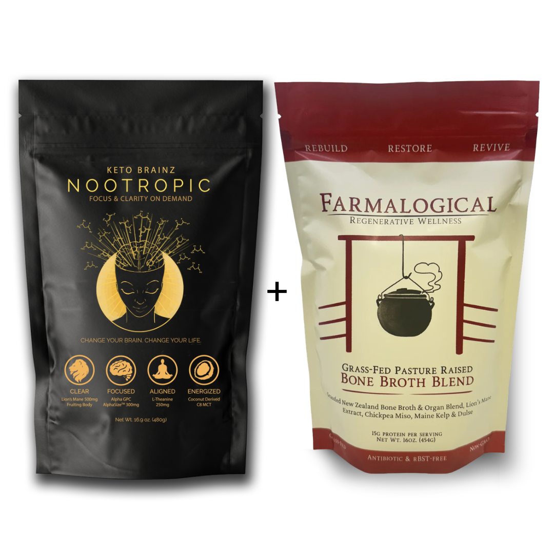 Farmalogical® Bone Broth + Keto Brainz Nootropic Creamer **PRE-ORDER**