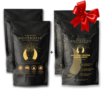 2 Pack Keto Brainz + 2 Pack Creatine **PRE-ORDER**