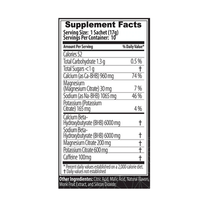 KETOSTART by Audacious Nutrition (with caffeine)