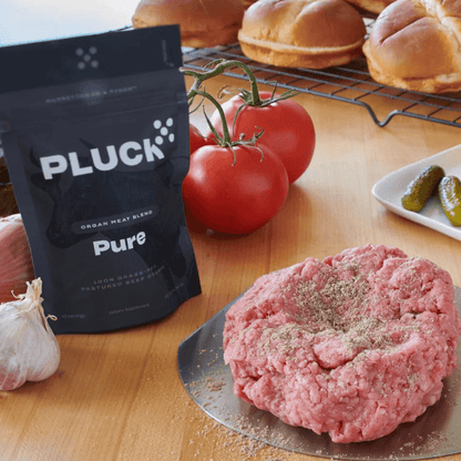 PLUCK Pure 100% Grass Fed Organ Meat Blend - 2 PACK!