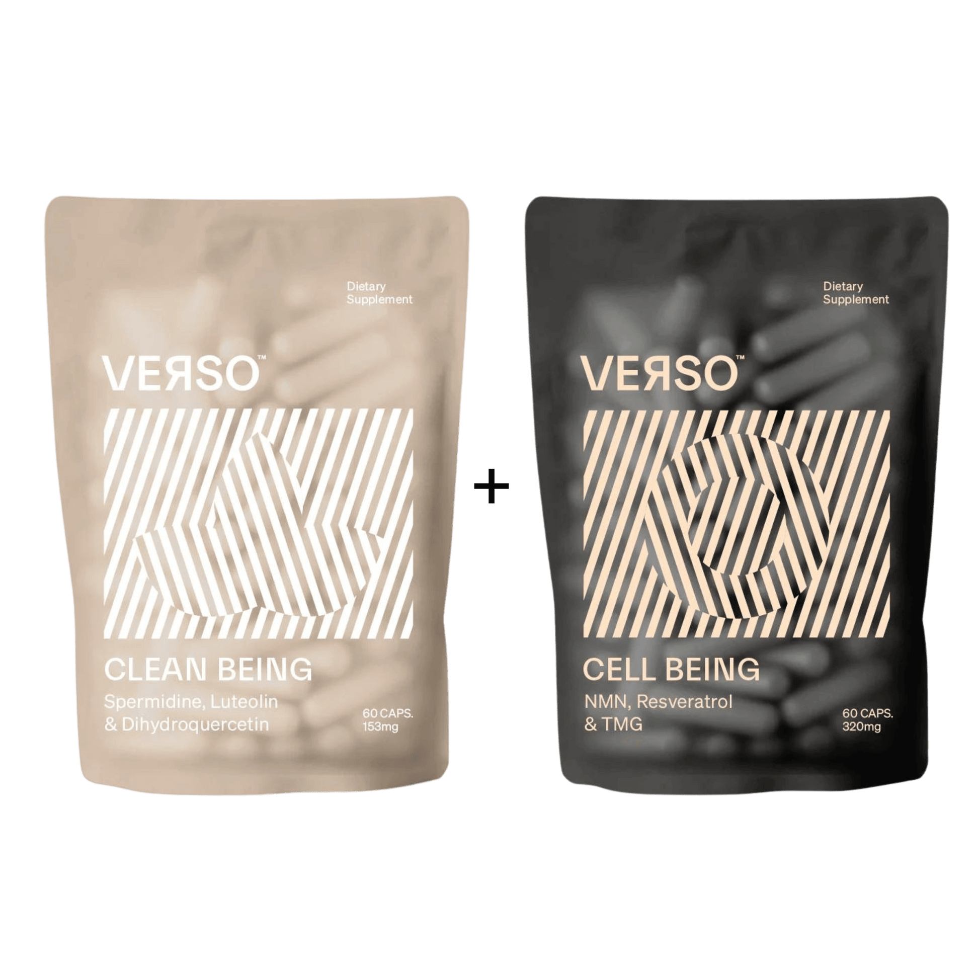  product image of Verso clean being spermidine supplement and cell being supplement combo